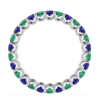 U Prong Round Eternity Anvis Band