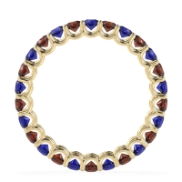 U Prong Round Eternity Anvis Band
