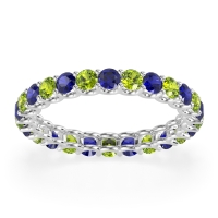 U Prong Round Eternity Anvis Band