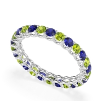 U Prong Round Eternity Anvis Band