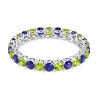 U Prong Round Eternity Anvis Band