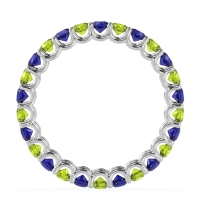 U Prong Round Eternity Anvis Band