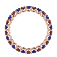 U Prong Round Eternity Anvis Band