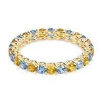 U Prong Round Eternity Anvis Band