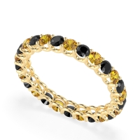 U Prong Round Eternity Anvis Band