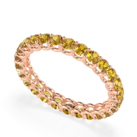 U Prong Round Eternity Anvis Band
