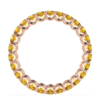 U Prong Round Eternity Anvis Band