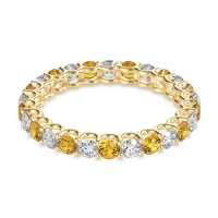 U Prong Round Eternity Anvis Band