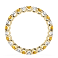 U Prong Round Eternity Anvis Band