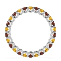 U Prong Round Eternity Anvis Band