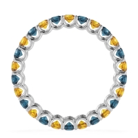 U Prong Round Eternity Anvis Band