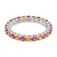 U Prong Round Eternity Anvis Band