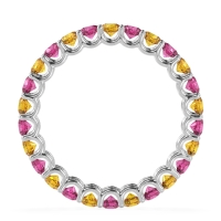 U Prong Round Eternity Anvis Band