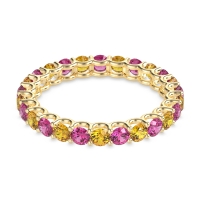 U Prong Round Eternity Anvis Band