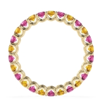 U Prong Round Eternity Anvis Band