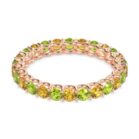 U Prong Round Eternity Anvis Band