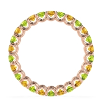 U Prong Round Eternity Anvis Band