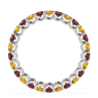 U Prong Round Eternity Anvis Band