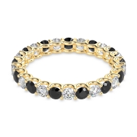 U Prong Round Eternity Anvis Band