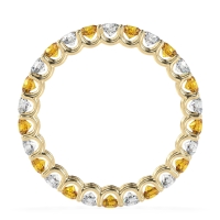 U Prong Round Eternity Anvis Band