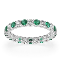 U Prong Round Eternity Anvis Band