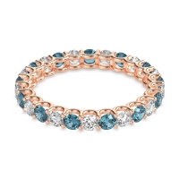 U Prong Round Eternity Anvis Band