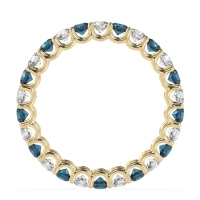 U Prong Round Eternity Anvis Band