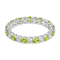 U Prong Round Eternity Anvis Band