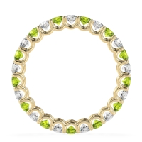 U Prong Round Eternity Anvis Band