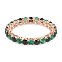 U Prong Round Eternity Anvis Band