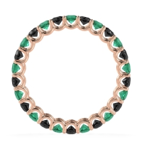 U Prong Round Eternity Anvis Band