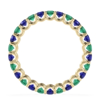 U Prong Round Eternity Anvis Band