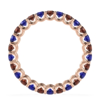 U Prong Round Eternity Anvis Band