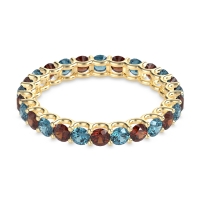 U Prong Round Eternity Anvis Band