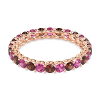 U Prong Round Eternity Anvis Band