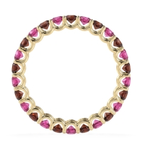 U Prong Round Eternity Anvis Band
