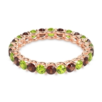 U Prong Round Eternity Anvis Band