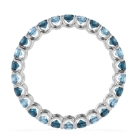 U Prong Round Eternity Anvis Band