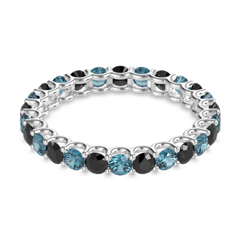 U Prong Round Eternity Anvis Band