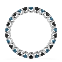 U Prong Round Eternity Anvis Band