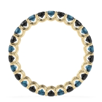 U Prong Round Eternity Anvis Band