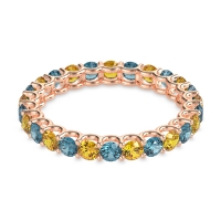 U Prong Round Eternity Anvis Band