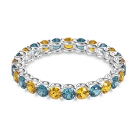 U Prong Round Eternity Anvis Band