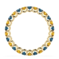 U Prong Round Eternity Anvis Band