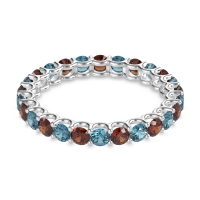 U Prong Round Eternity Anvis Band