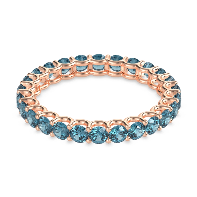 U Prong Round Eternity Anvis Band