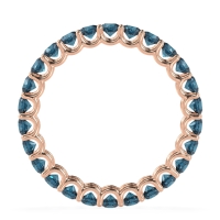 U Prong Round Eternity Anvis Band