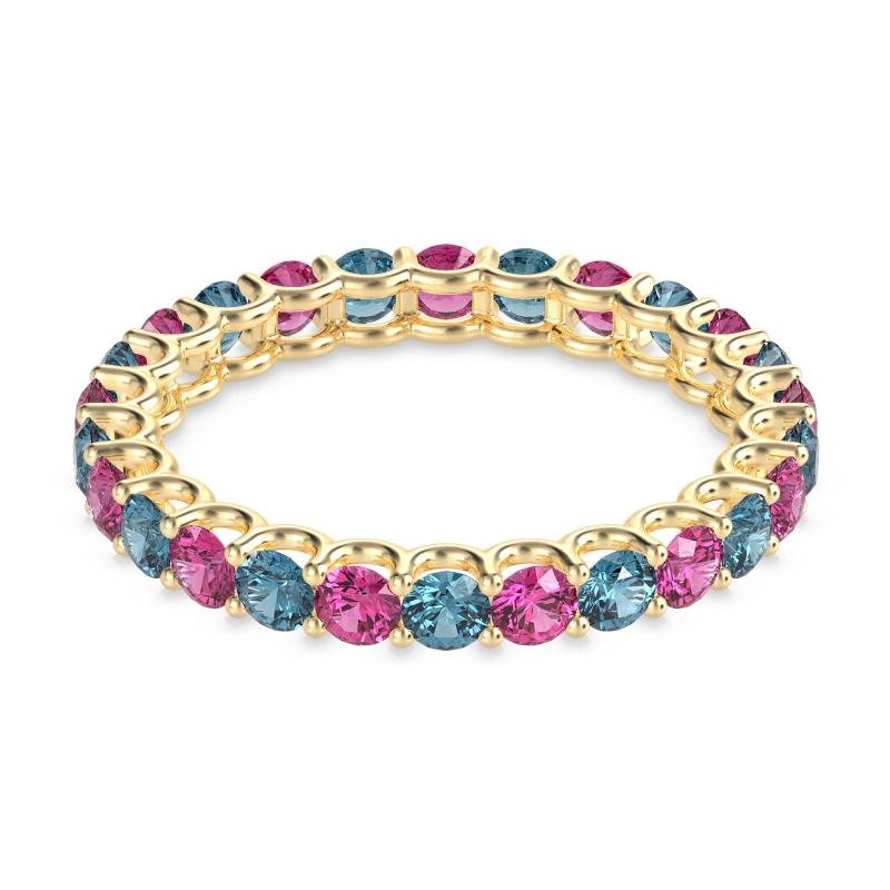 U Prong Round Eternity Anvis Band