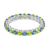 U Prong Round Eternity Anvis Band