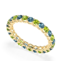 U Prong Round Eternity Anvis Band